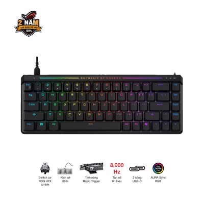 Bàn phím cơ ASUS ROG Falchion Ace HFX (Rapid Trigger)