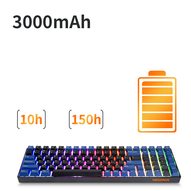 Bàn phím cơ không dây GM1000-Dual mode, G-Pro Silverry speed Axis