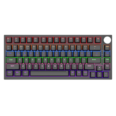 Bàn phím cơ Newmen GM326 Gasket, Hotswap, Type-C, Black