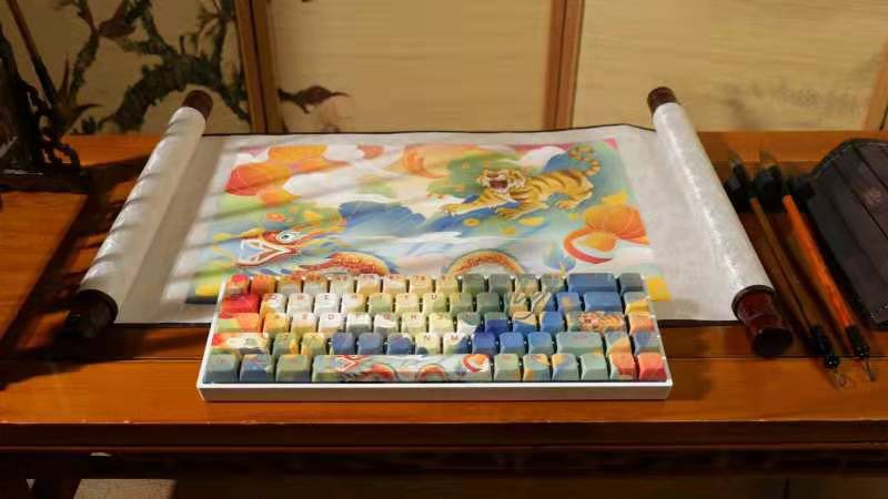 Bàn phím cơ GM680 Jungle – Dual mode BT5.0 & Wired