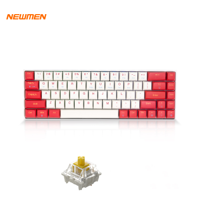 Bàn phím cơ không dây GM680 – Dual mode, G-Pro Yellow