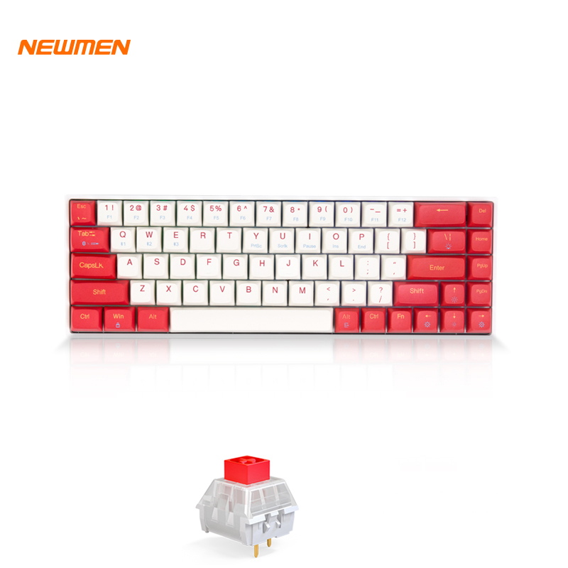 Bàn phím cơ không dây GM680 – Dual mode, Kailhbox