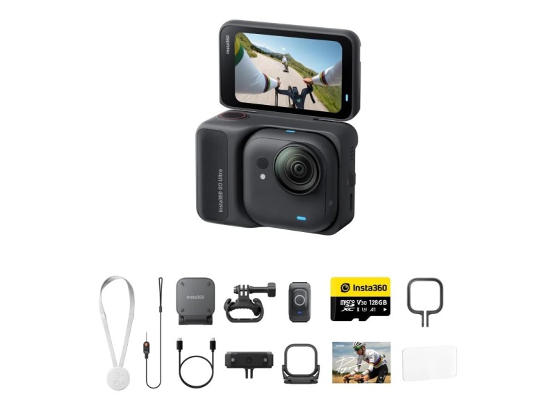 Insta360 GO Ultra Premium Cycling Bundle (Chính hãng) (Black)
