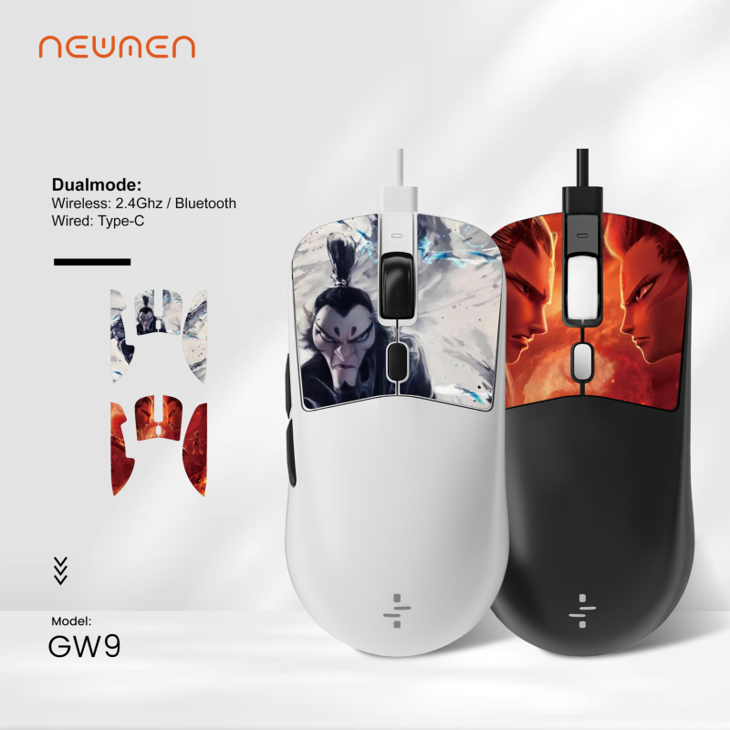 Chuột không dây NEWMEN GW9 Dualmode - Samurai