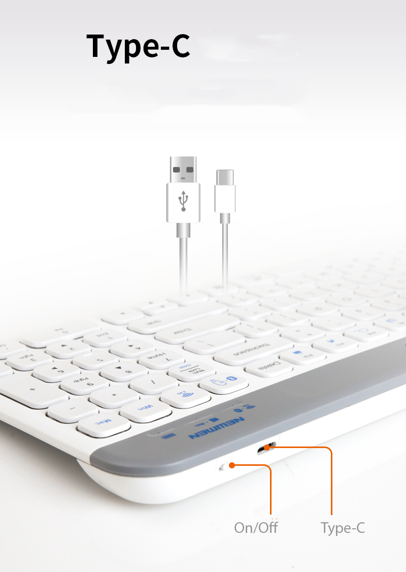 Bàn phím không dây Dual Mode Newmen K10 – BT5.0 & 2.4Ghz