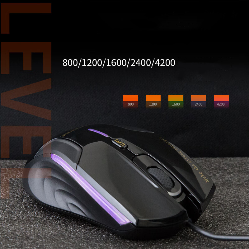 Chuột có dây Gaming NEWMEN N5000S (LED, Silent switch)