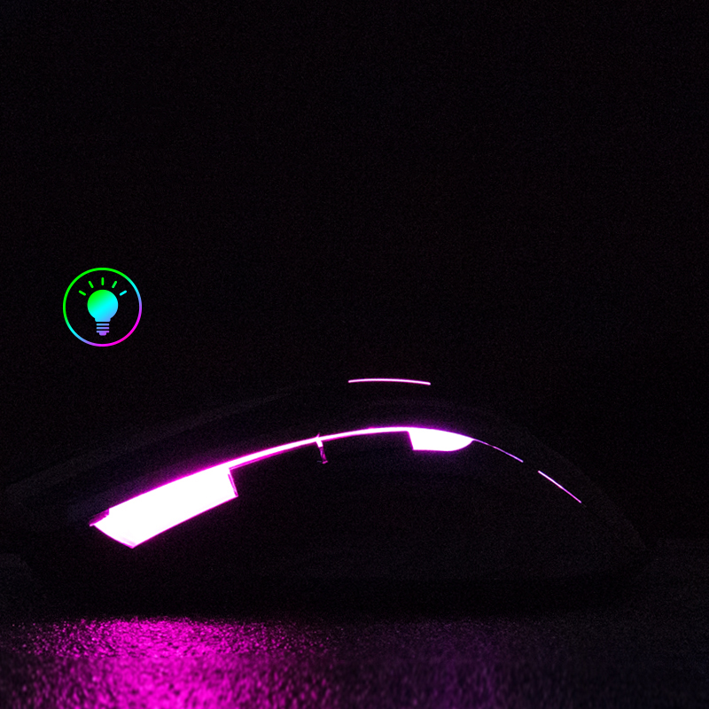 Chuột có dây Gaming NEWMEN N5000S (LED, Silent switch)