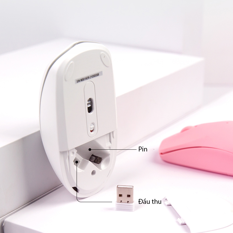 Chuột quang không dây F300S 2.4Ghz siêu tĩnh âm