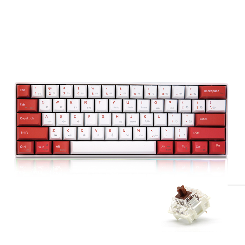 Bàn phím cơ không dây GM610Dy-Dual mode, G-Pro