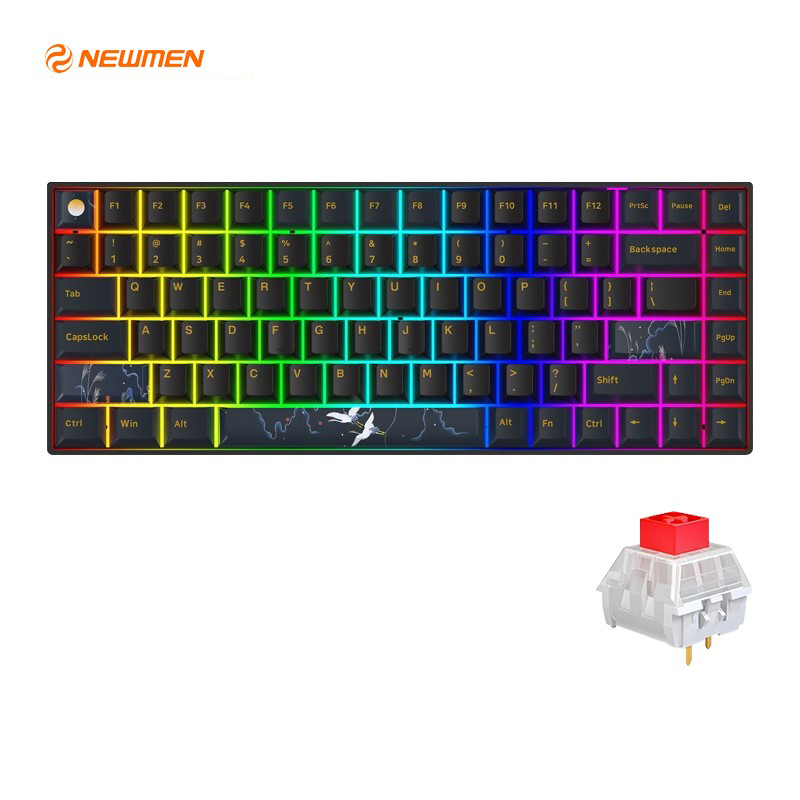 Bàn phím cơ không dây GM840 Pro – Dual mode, Kailhbox Axis