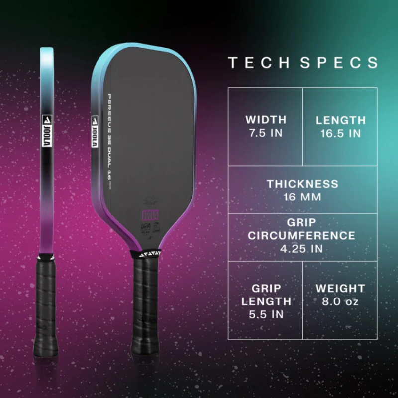 Vợt Pickleball Joola Perseus 3S Dual 14mm (Tặng Cuốn Cán)