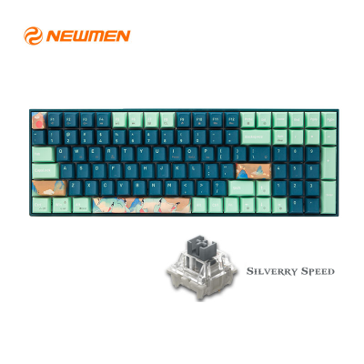 Bàn phím cơ không dây GM1000 Spring, Silverry Speed