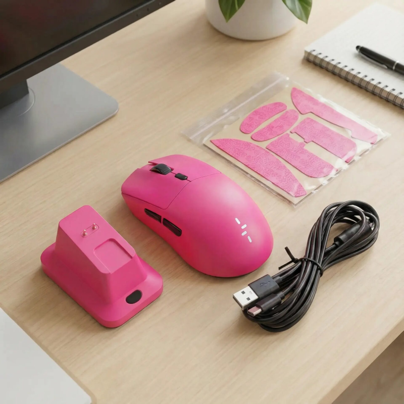 Chuột không dây NEWMEN GW9 Dualmode – Pink