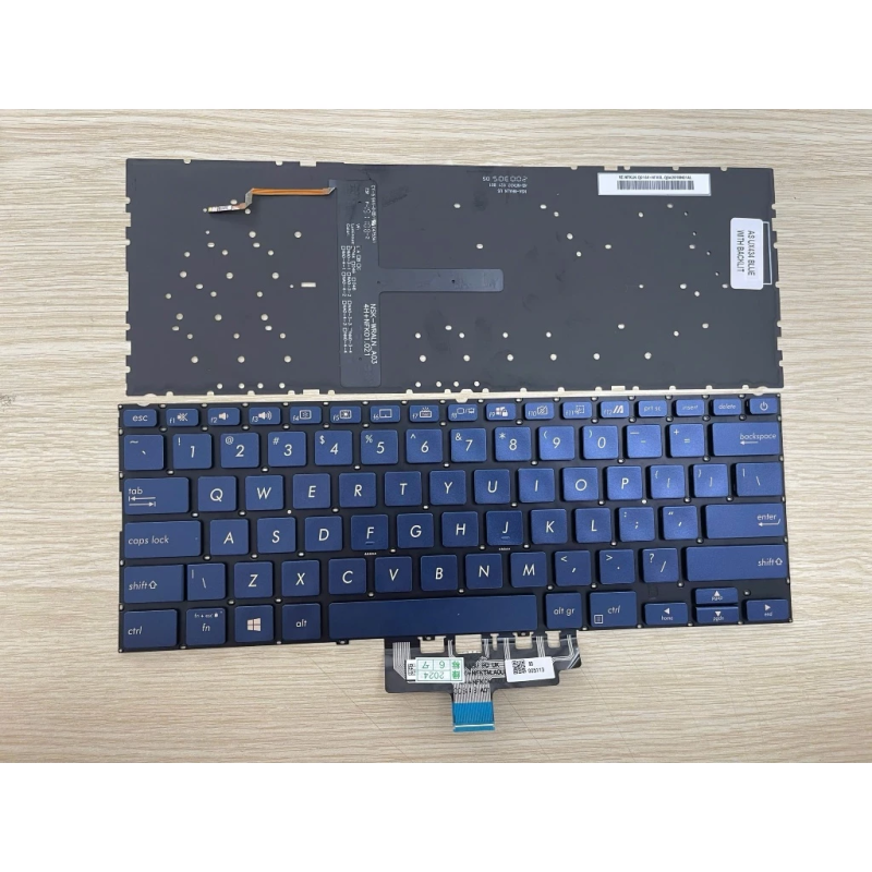 Bàn phím Asus UX434 màu xanh