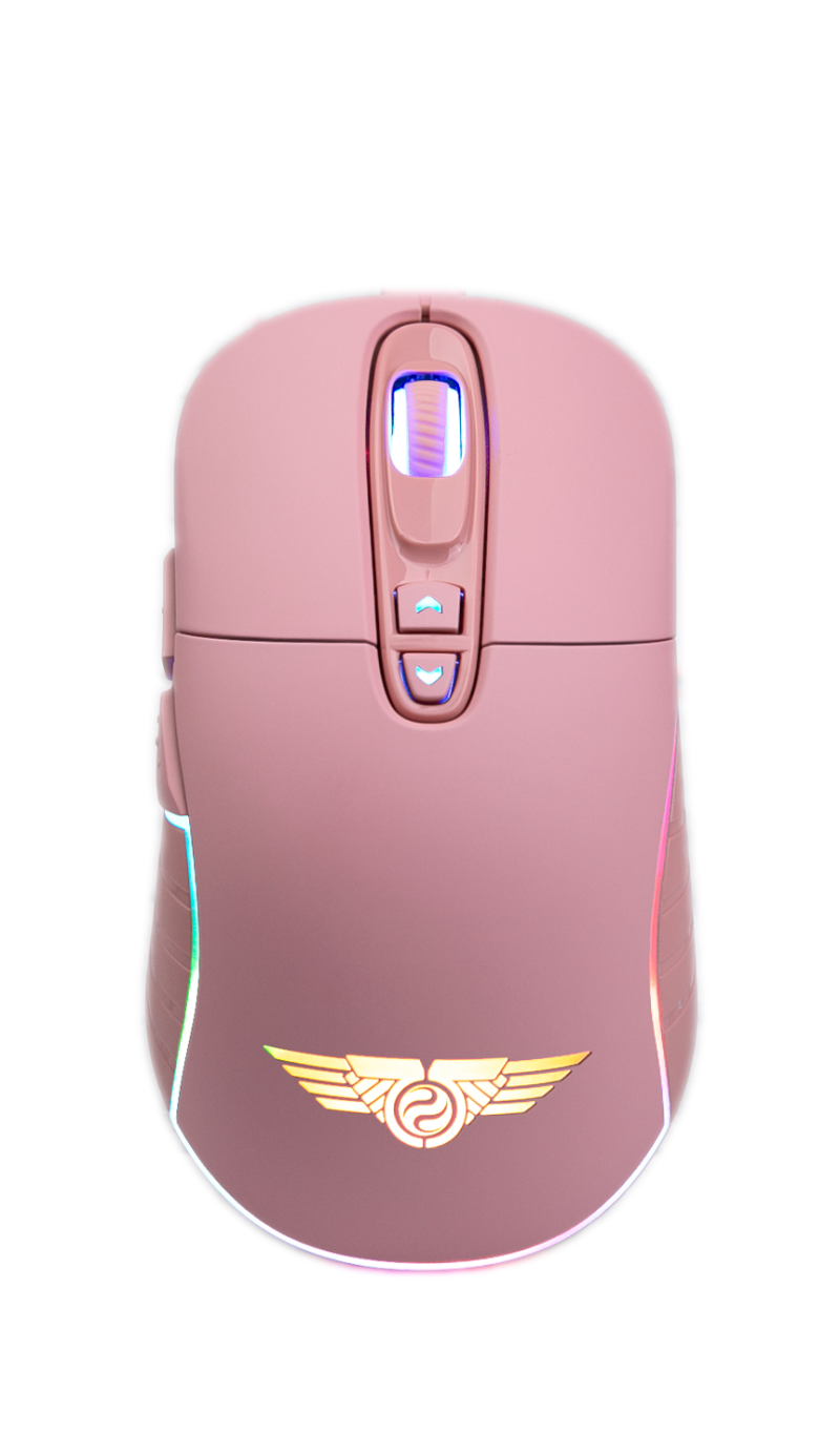 CHUỘT GAME KHÔNG DÂY PRO – DUAL MODE WGX6, PINK
