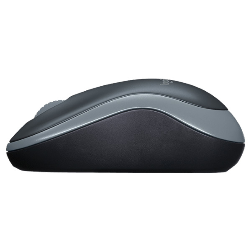 Chuột không dây Logitech M185 Wireless (USB/Xám đen)