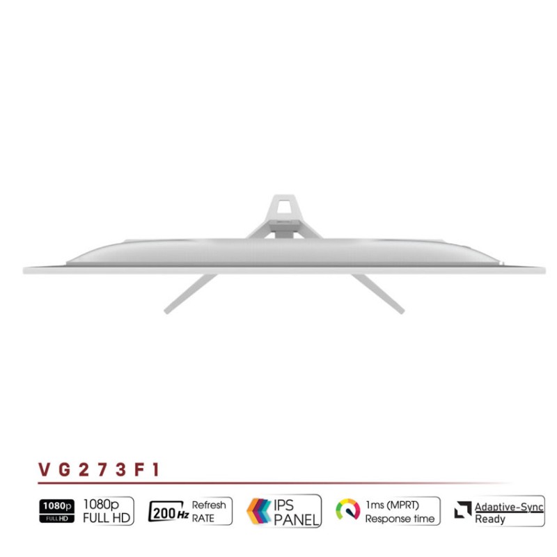 Màn hình VSP VG273F1 White (27 inch/FHD/IPS/200Hz/1ms)